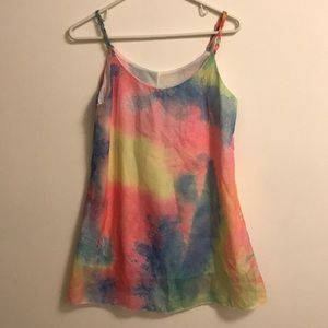 Silky Tie Dye Tank